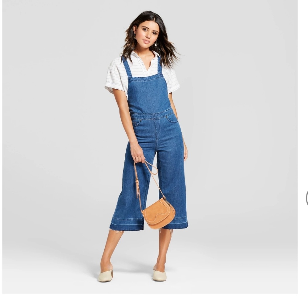 Universal Thread Tie Back Denim Jumpsuit
